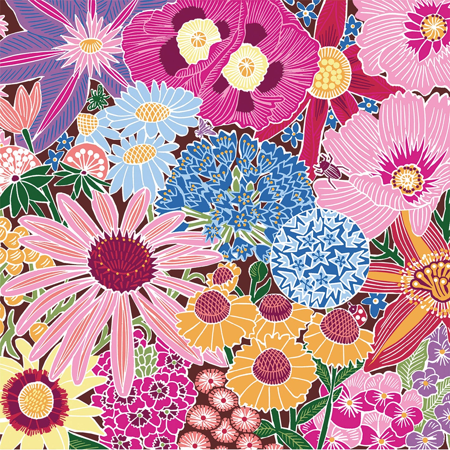 Blumenexplosion Serviette 25x25