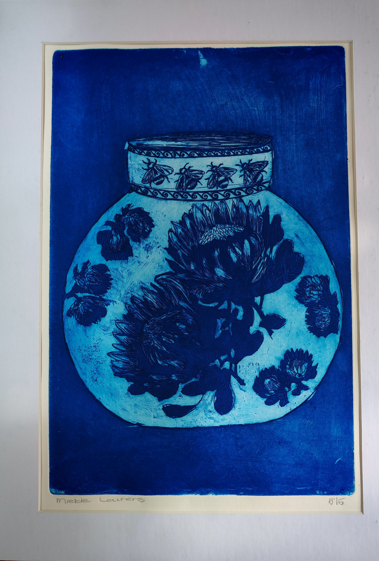 Miekie Lourens - Protea Vase