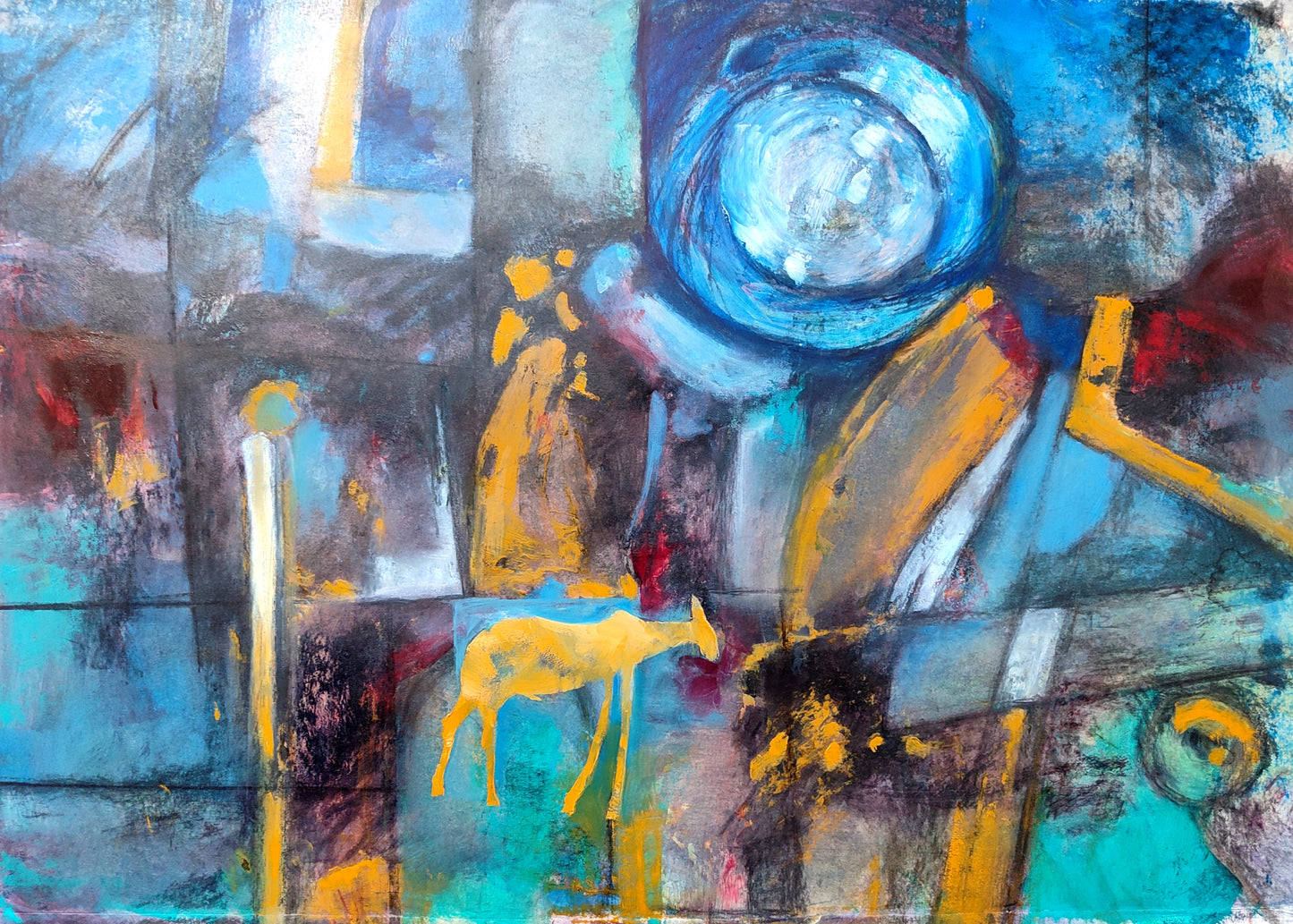 Hardus Koekemoer - San abstract landscape 1