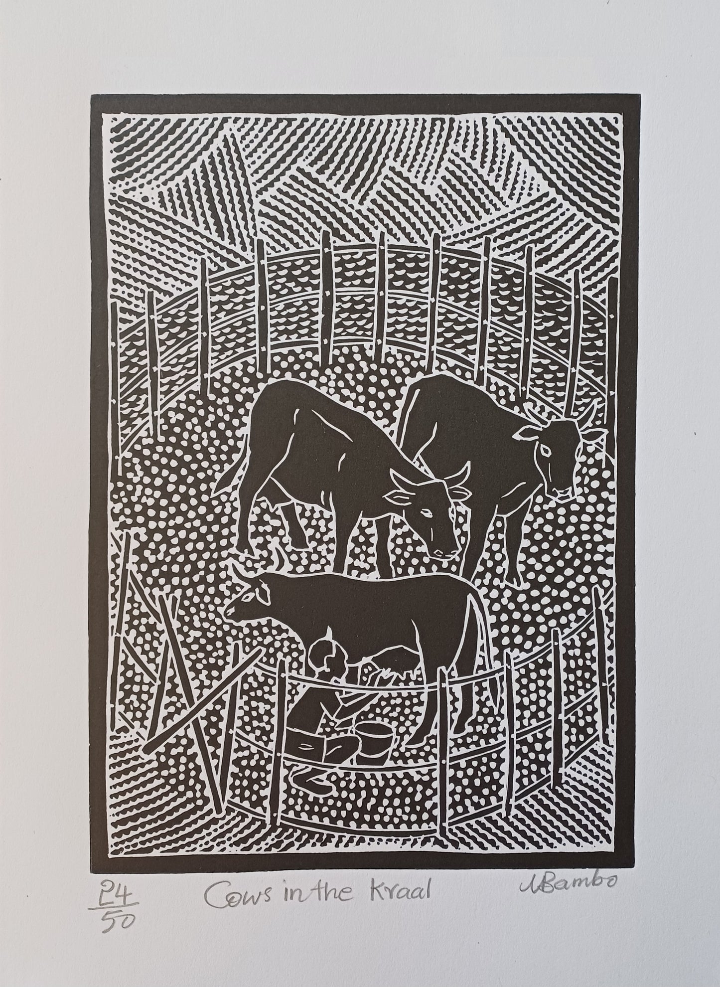 Lucas Bambo - Cows in the Kraal