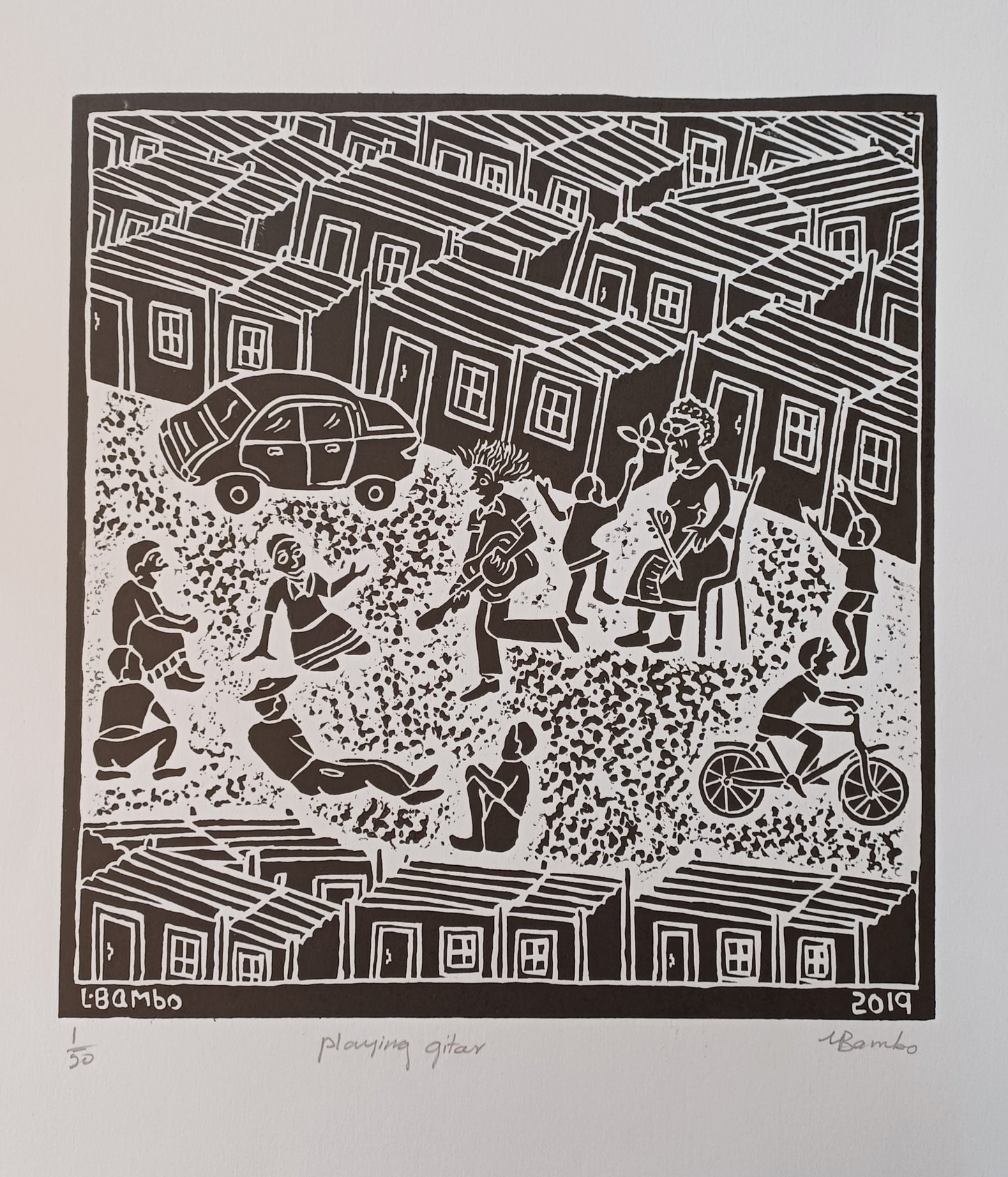 Lucas Bambo - Playing gitar