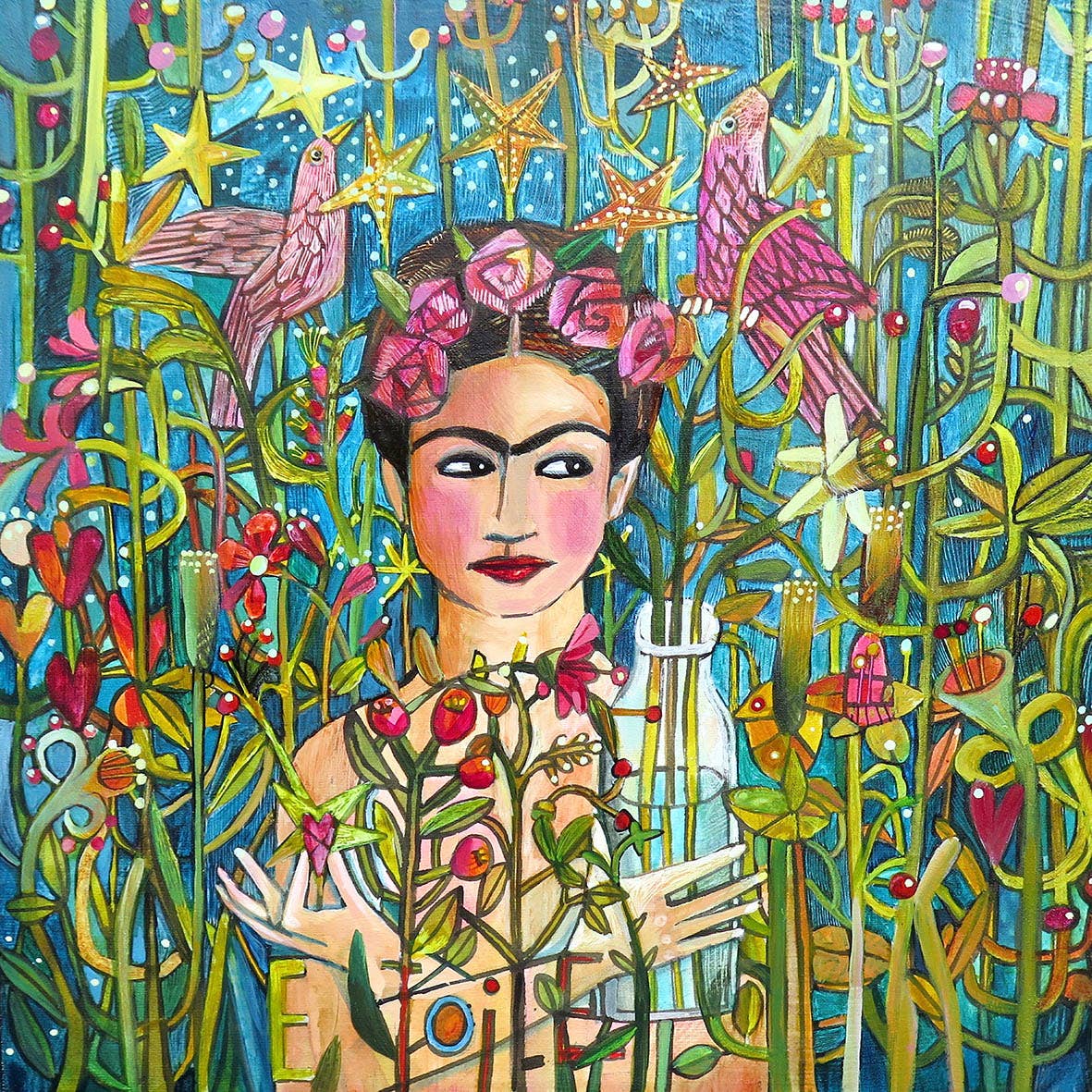 Frida's Garden Napkin 33x33