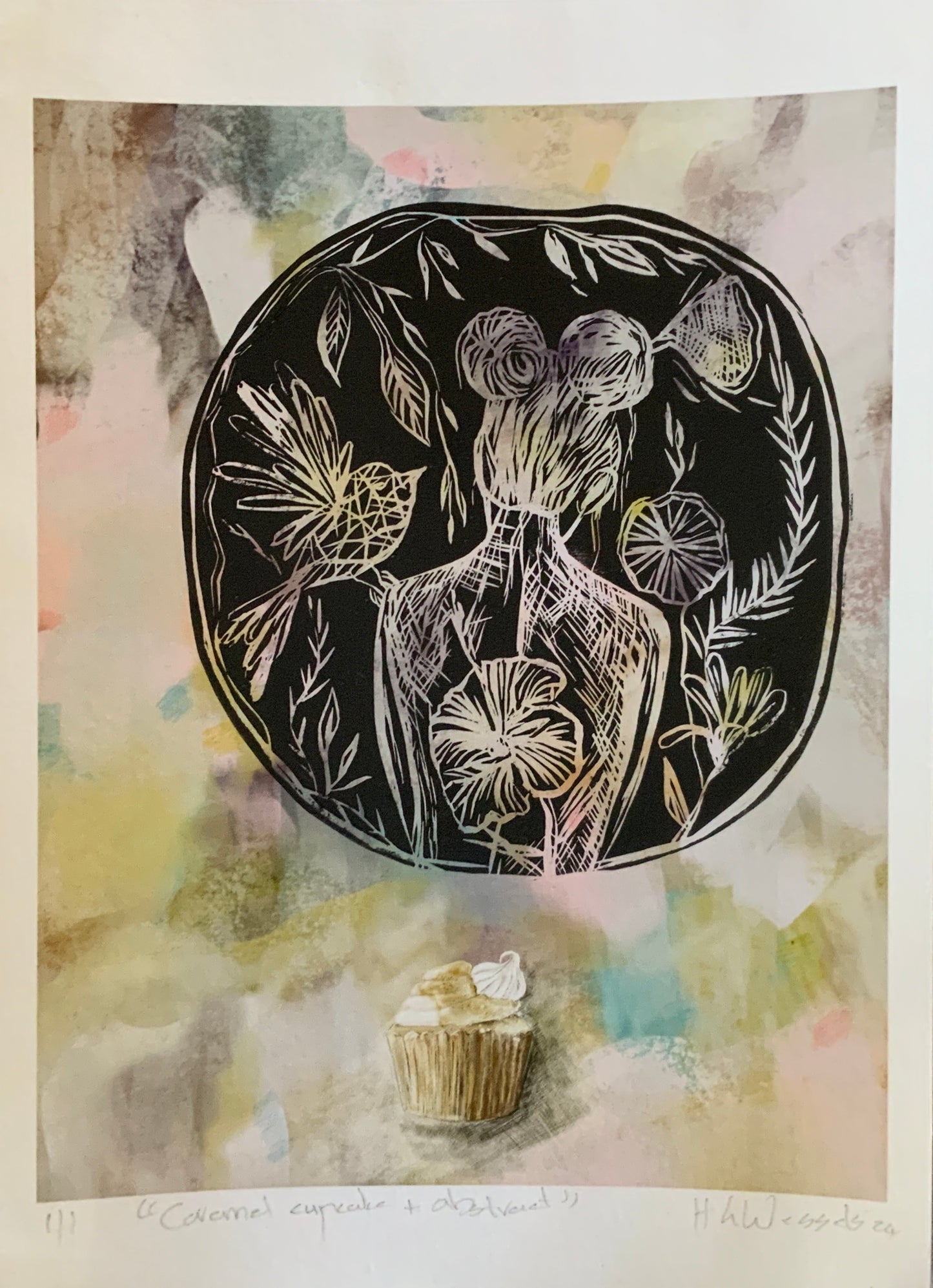 Lientjie Wessels- Caramel Cupcake & Abstract