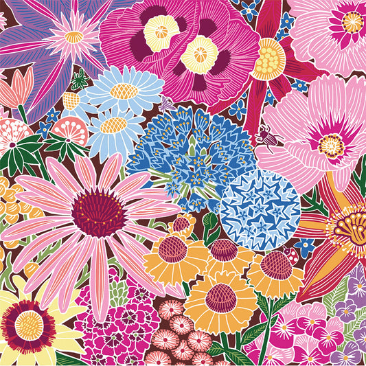 Blumenexplosion Serviette 25x25