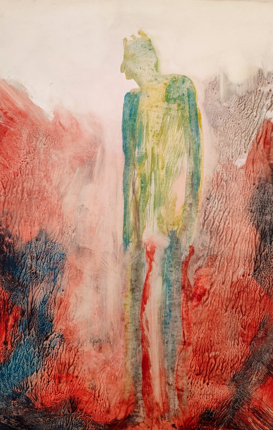 Hardus Koekemoer - Self Portrait with an old golden crown