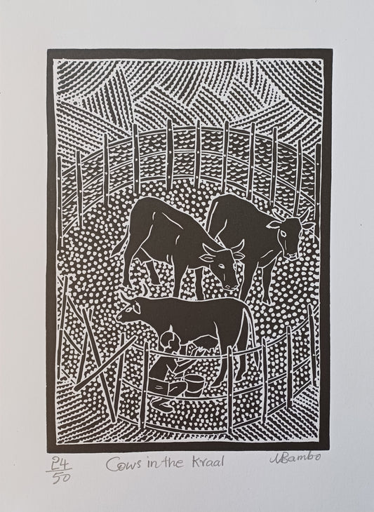 Lucas Bambo -  Cows in the Kraal
