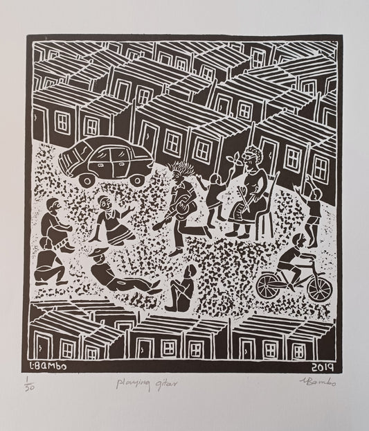 Lucas Bambo -  Playing gitar