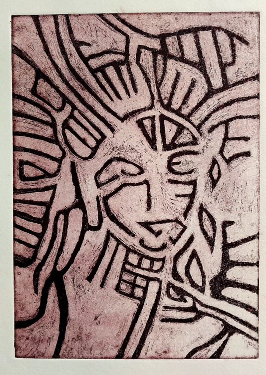 André Samuëls - Face of a Woman  Brown