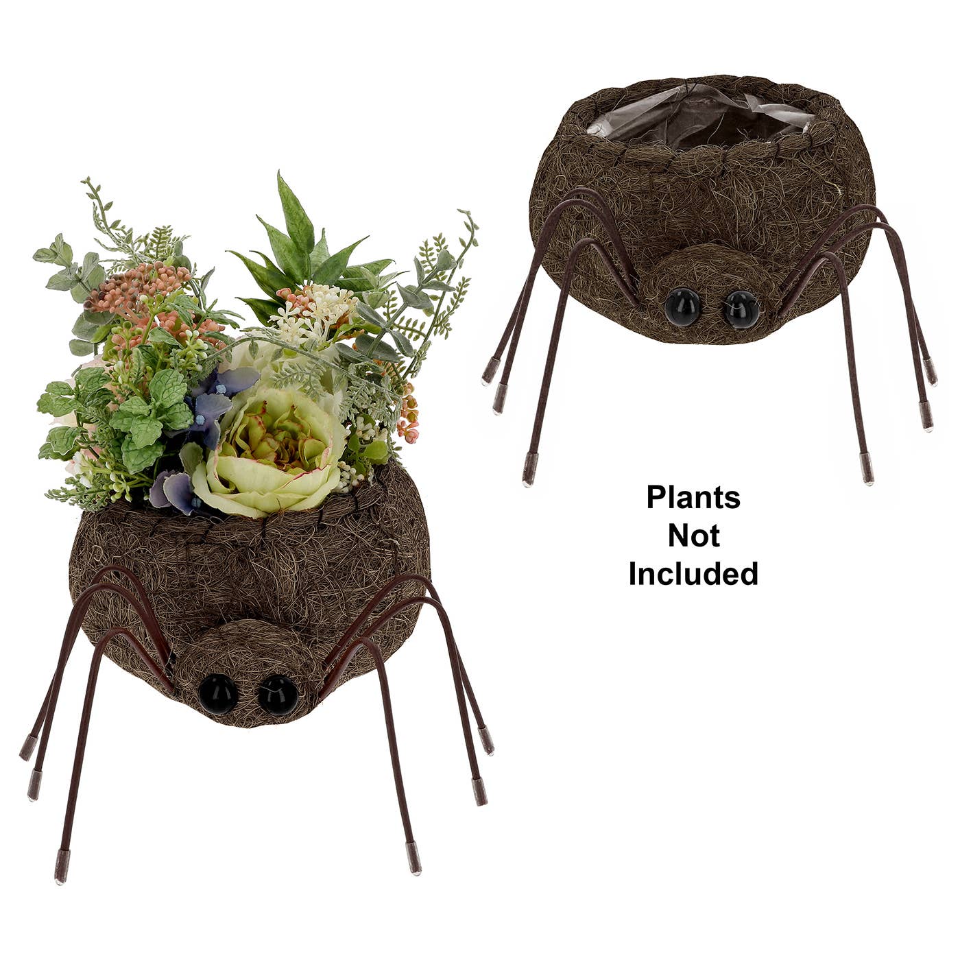 Cute Coir Planter Spider Large