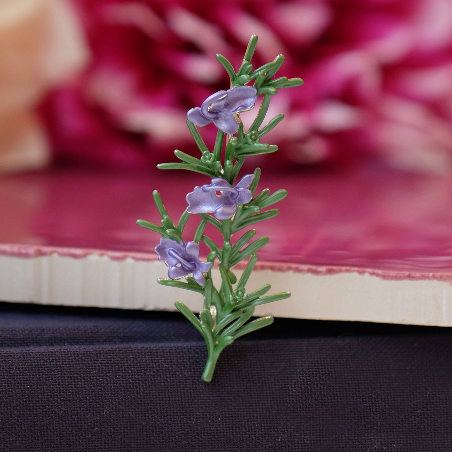 Rosemary Herb Brooch