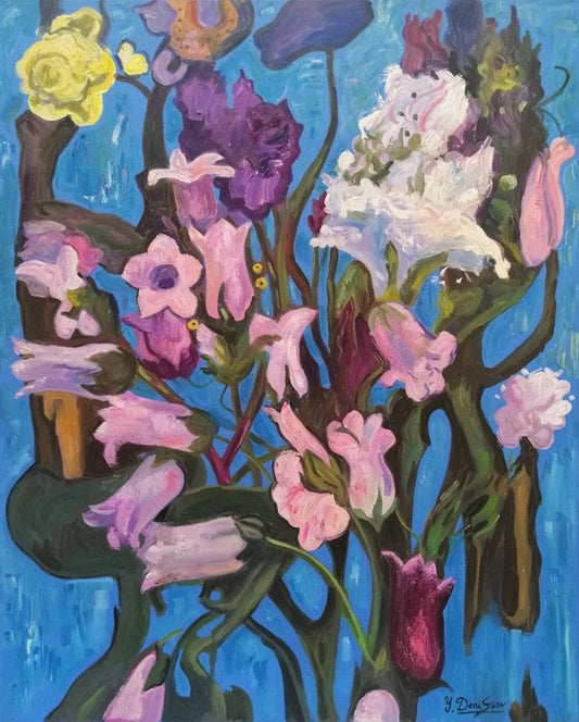 Yuri Denissov (1962) - Les parfums de l'été. XL. Œuvre originale, fait à la main